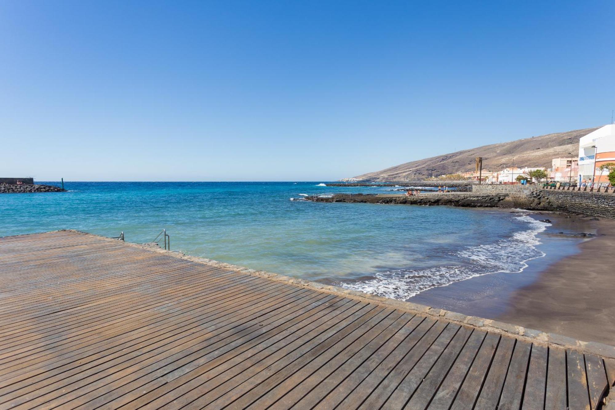 Frontline Duplex Las Arenitas With Pool Канделария Экстерьер фото