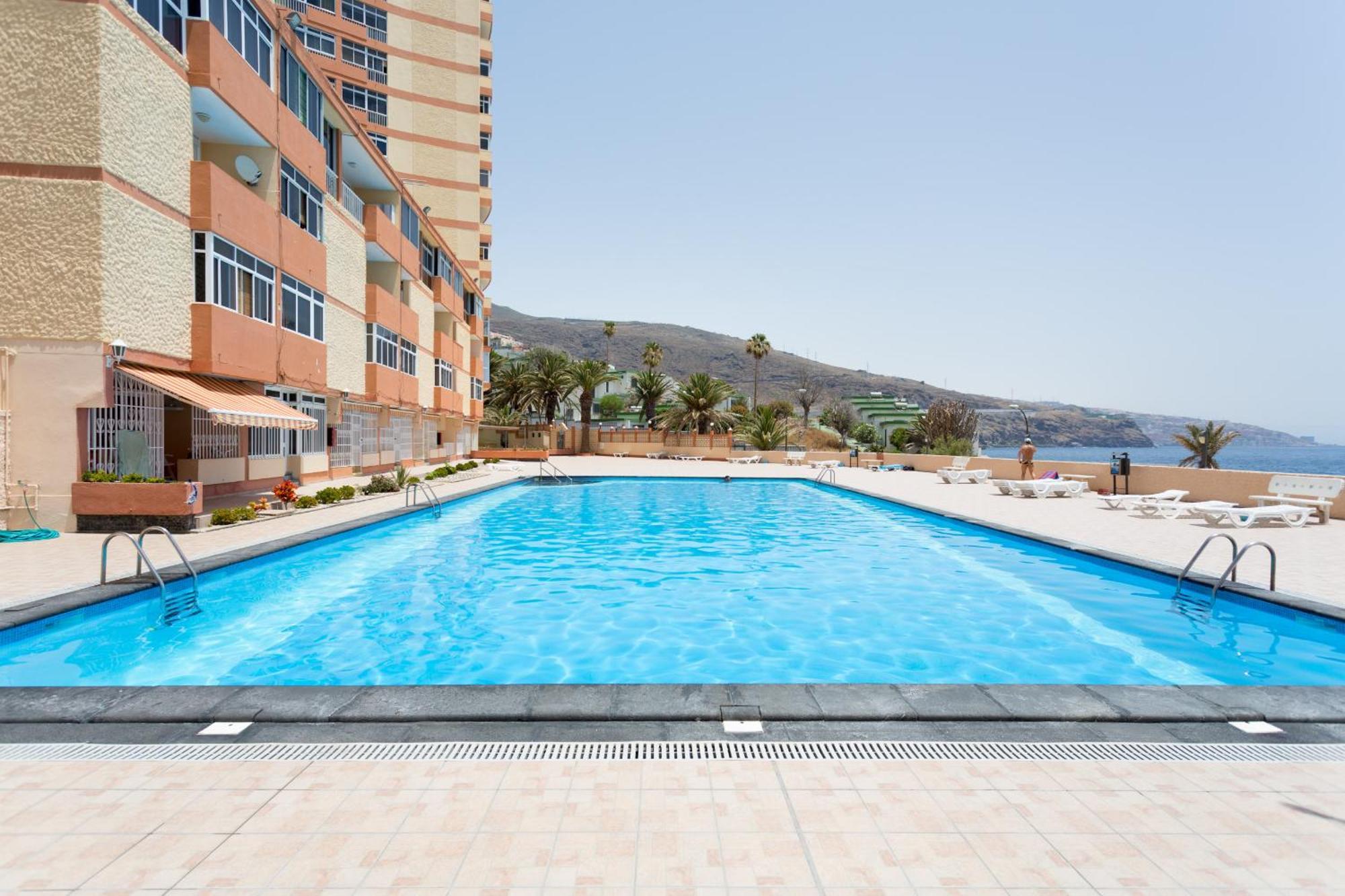 Frontline Duplex Las Arenitas With Pool Канделария Экстерьер фото