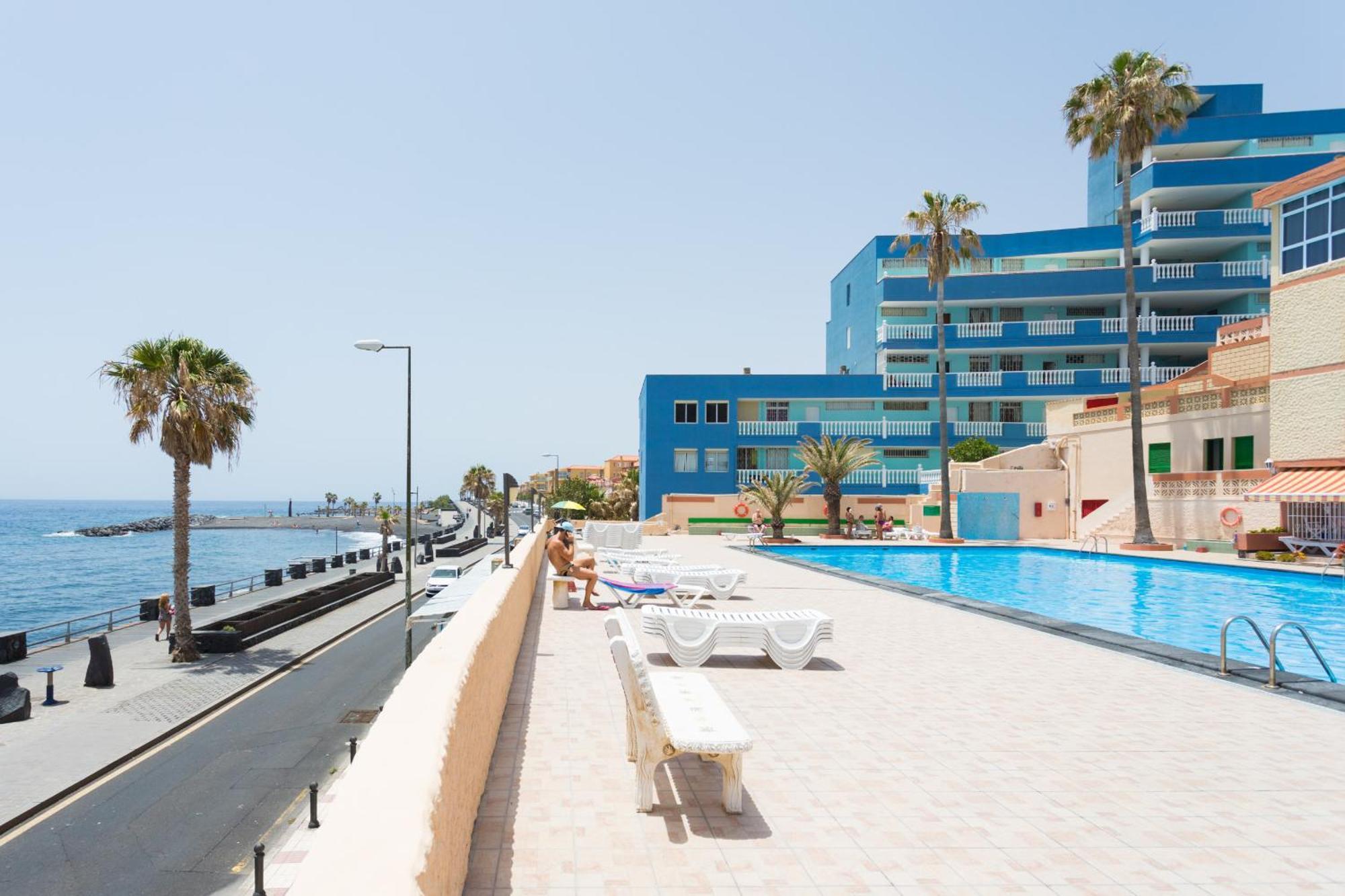 Frontline Duplex Las Arenitas With Pool Канделария Экстерьер фото